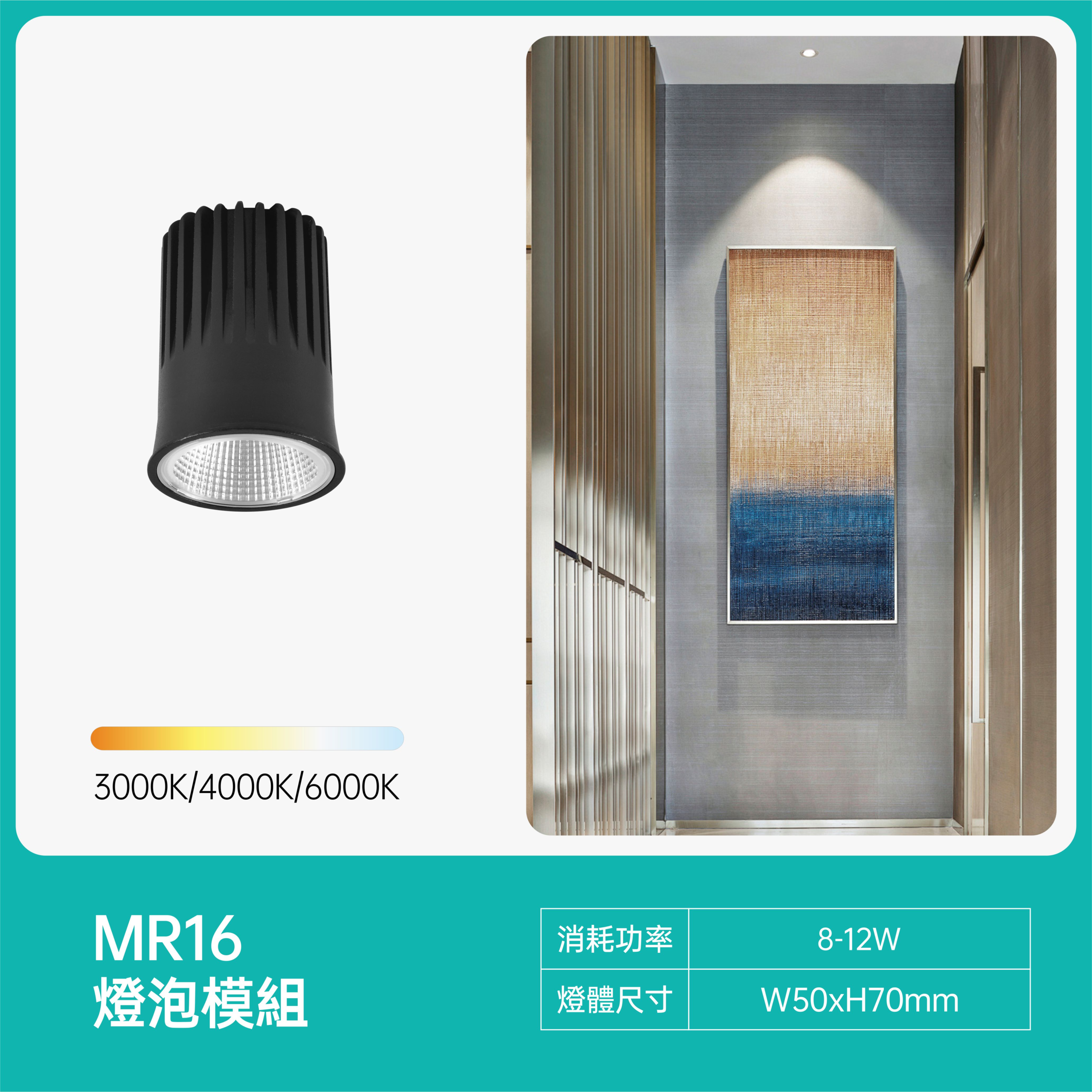MR16燈泡模組LED投射燈泡-撥碼款