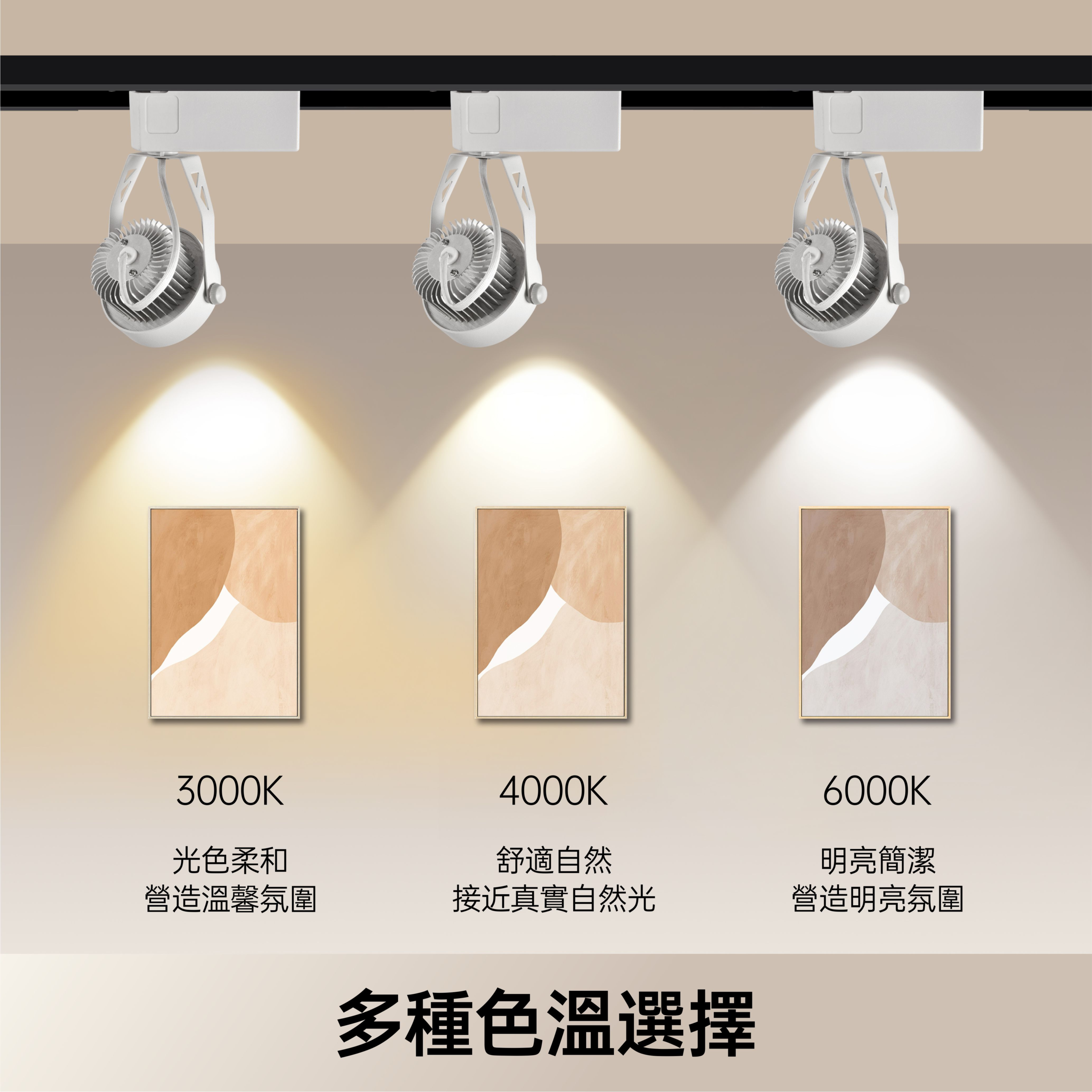 美地LED軌道燈15W