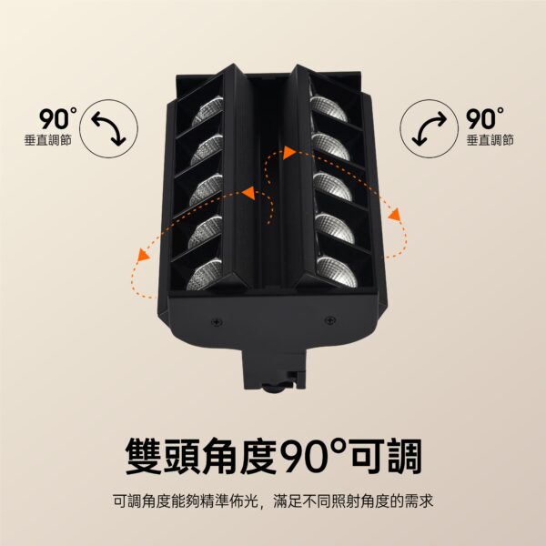 商用大功率LED軌道燈30W