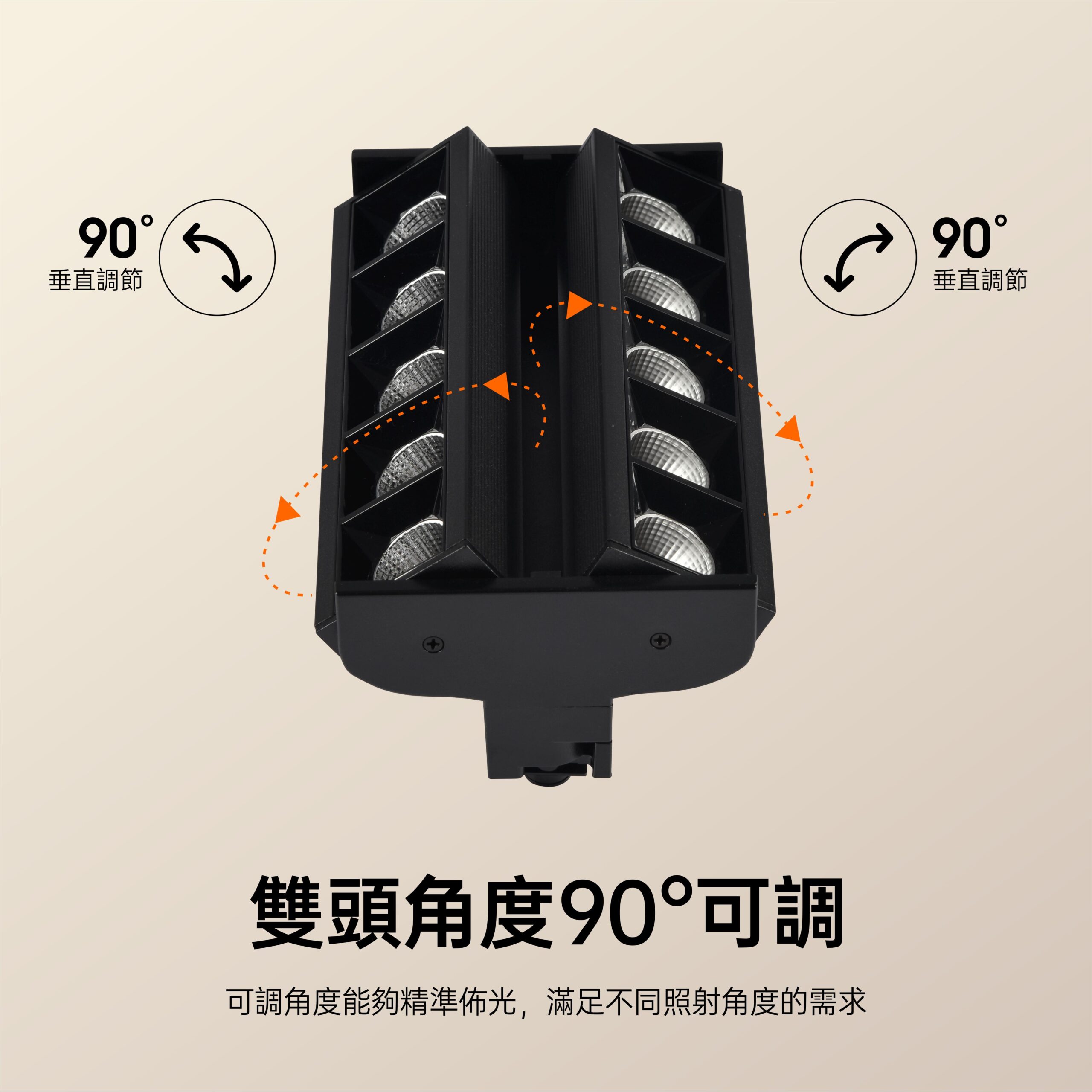 商用大功率LED軌道燈30W