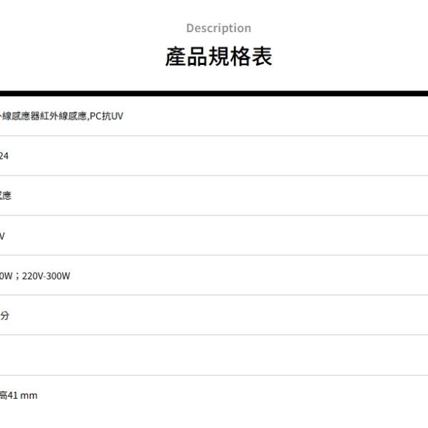 舞光 紅外線感應器RP-IS1024